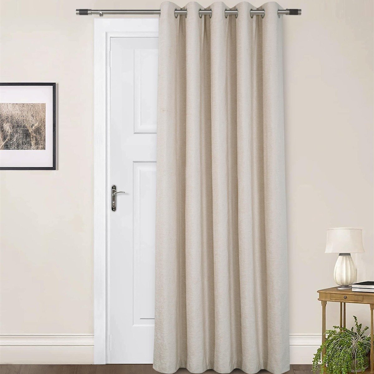 Sundour Amberley Door Curtains - Natural - 168 x 213cm