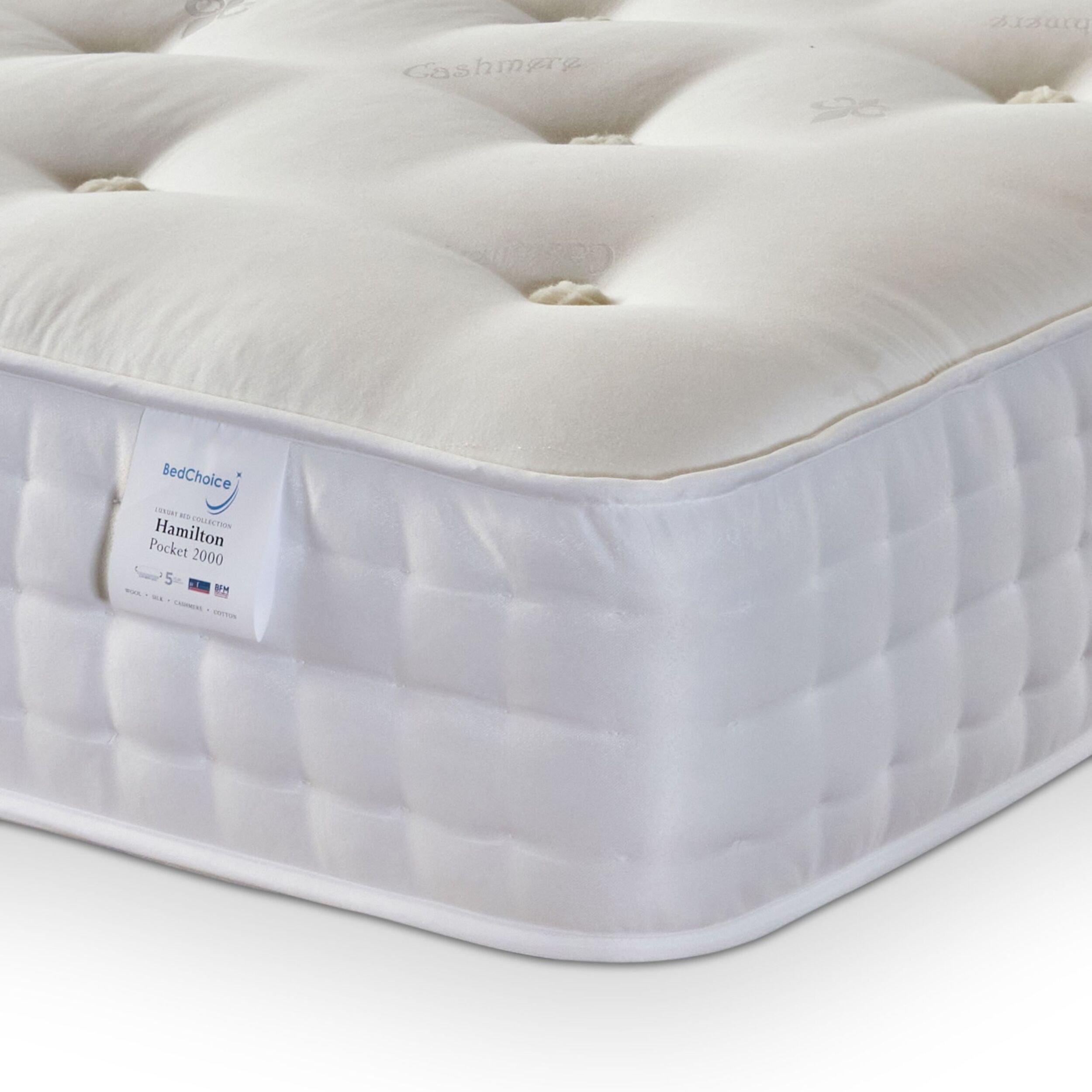 Bed Choices Hamilton 2000 Hand Tufted Firm Mattress - Double