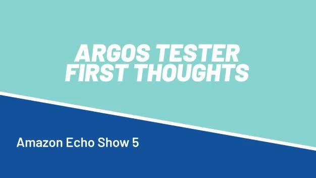 argos amazon echo show