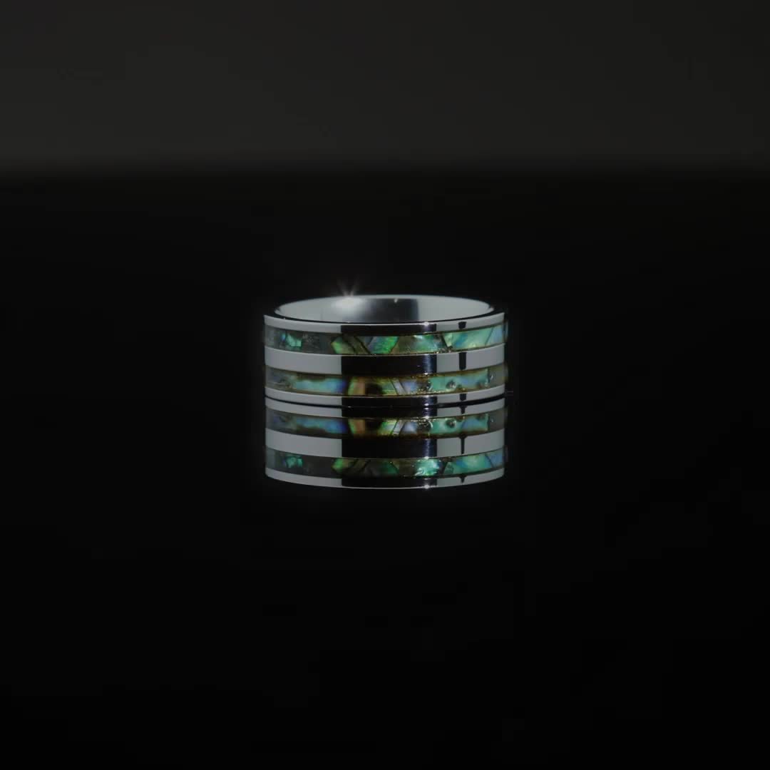 Buy Revere Men's Stainless Steel Ring Size U Mens rings Argos