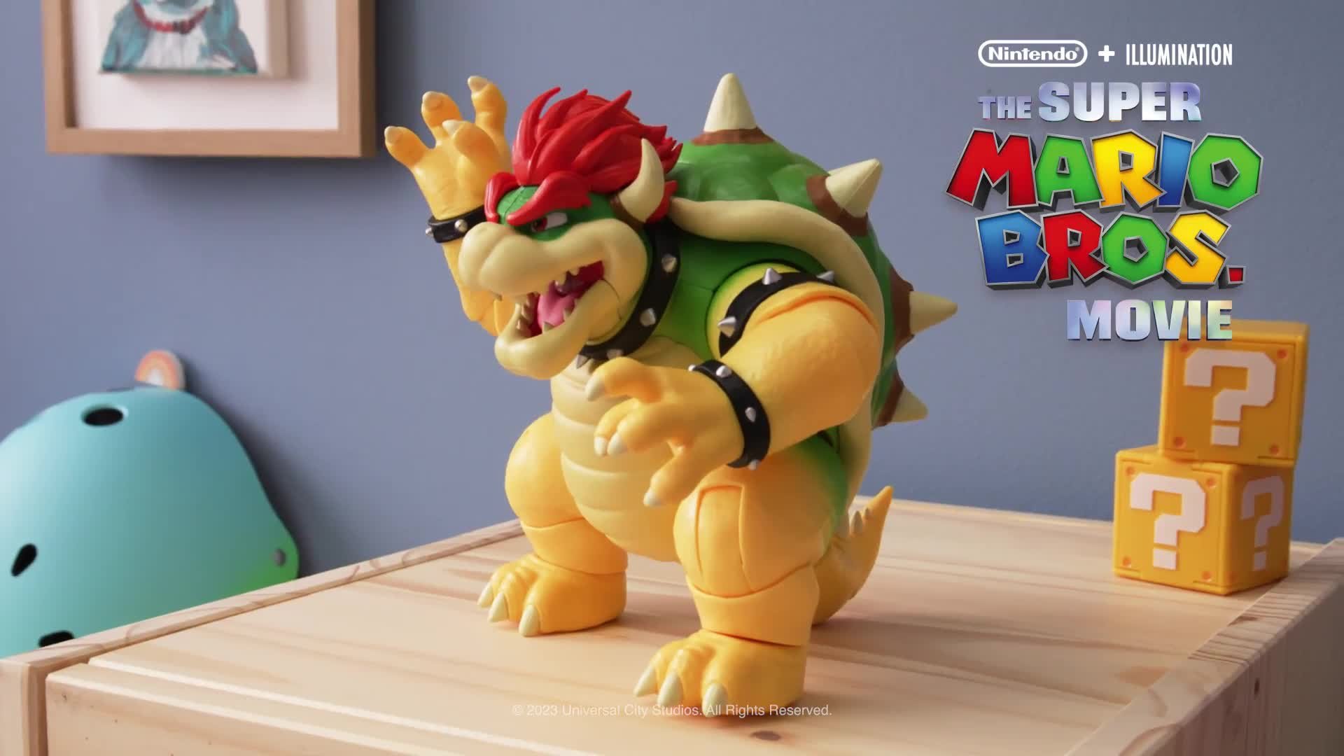 Super Mario Movie - Bowser (Fire Breathing Effect) - figurine