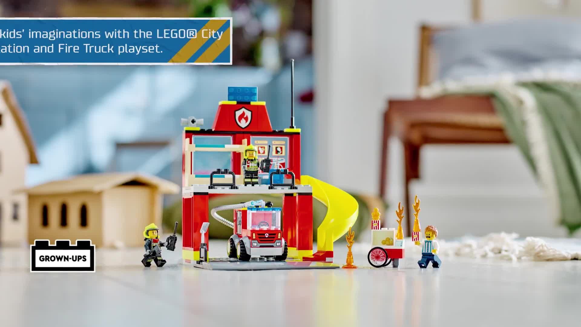 Kmart lego hot sale fire station