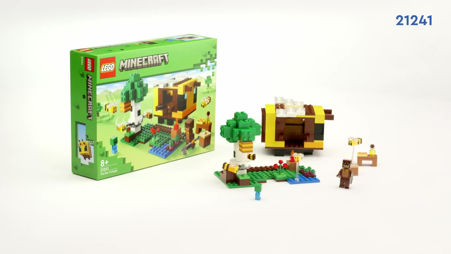 Buy LEGO Minecraft The Bee Cottage Toy House with Animals 21241, LEGO