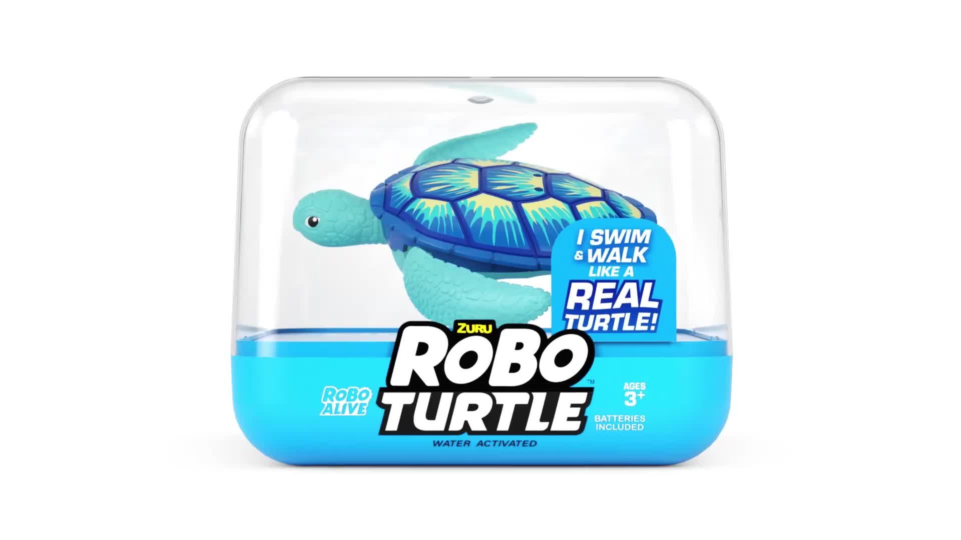 Zuru Robo Alive Robo Turtle Robotic Swimming Turtle Water