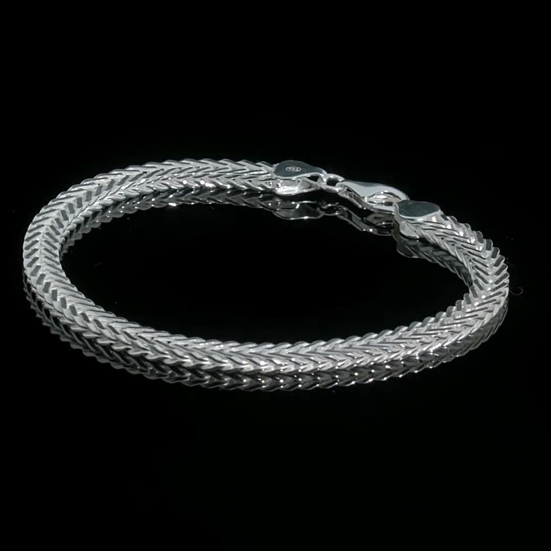 Men's silver store bangle argos