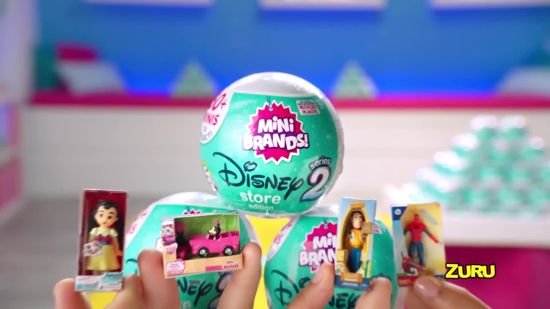 5 Surprise Mini Brands Disney Store Edition Mystery Pack - One Ball