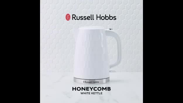 Russell Hobbs Honeycomb Kettle White