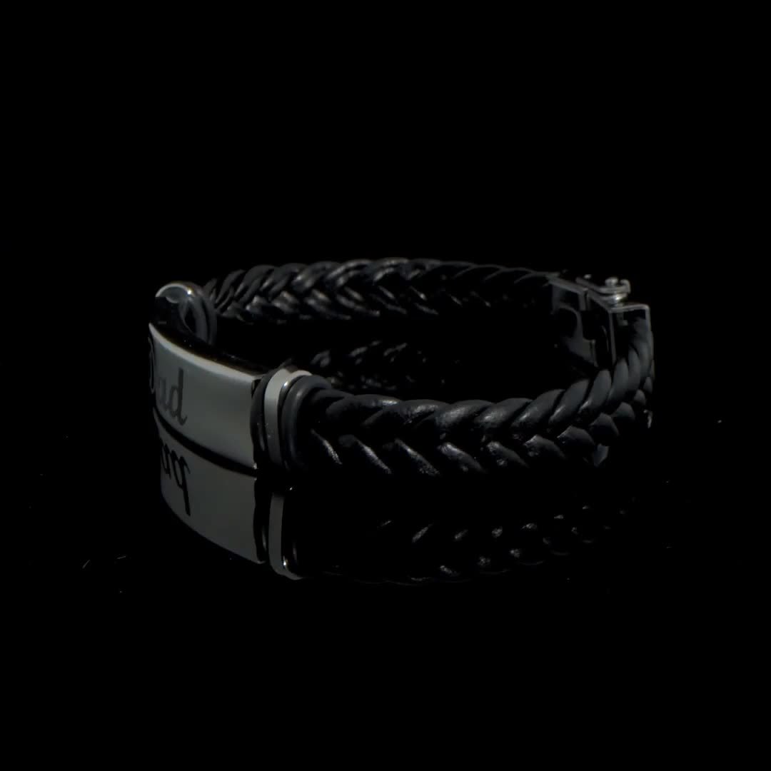 Argos leather hot sale bracelet mens