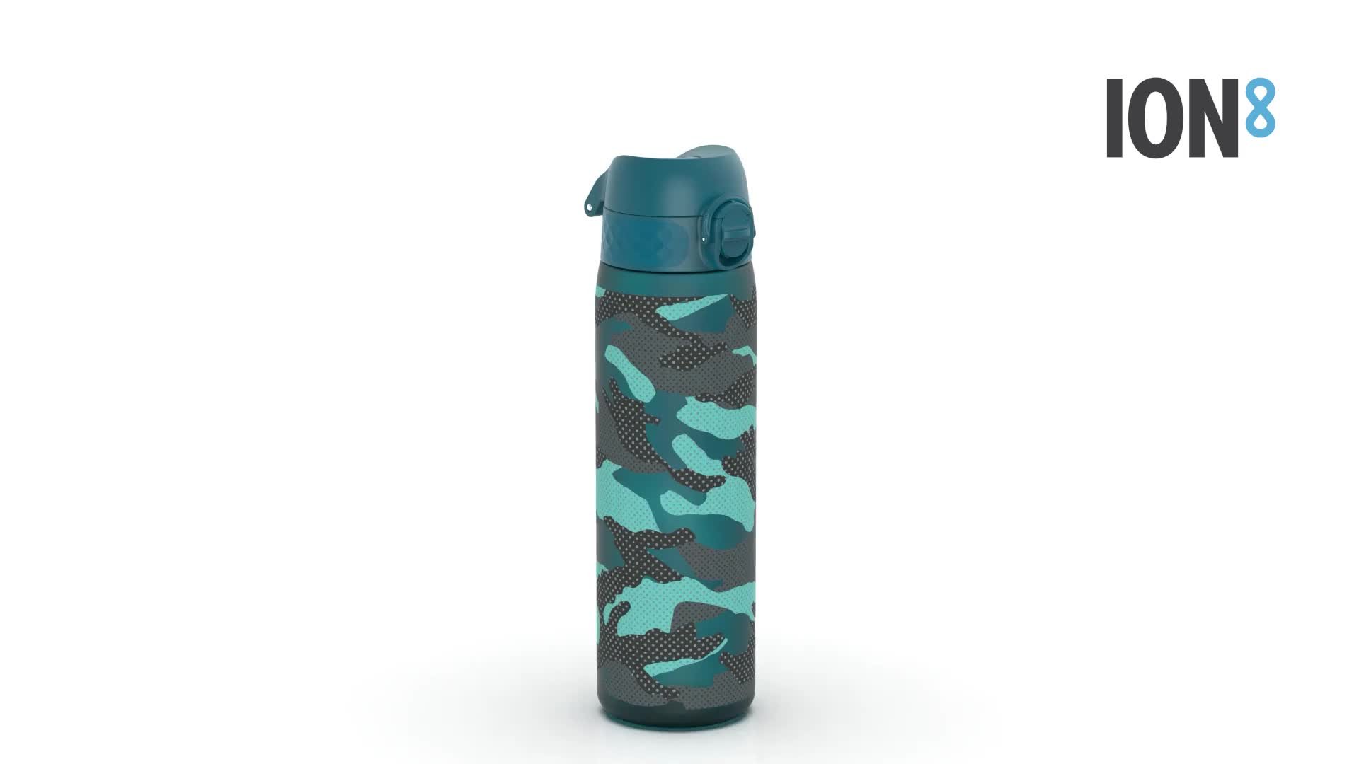 Ion8 Slim Water Bottle 500ml Green