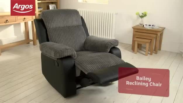 Grey recliner online chair argos