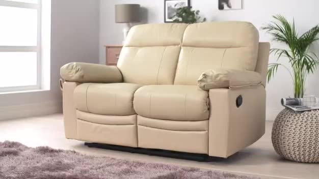 Leather recliner sofa online argos