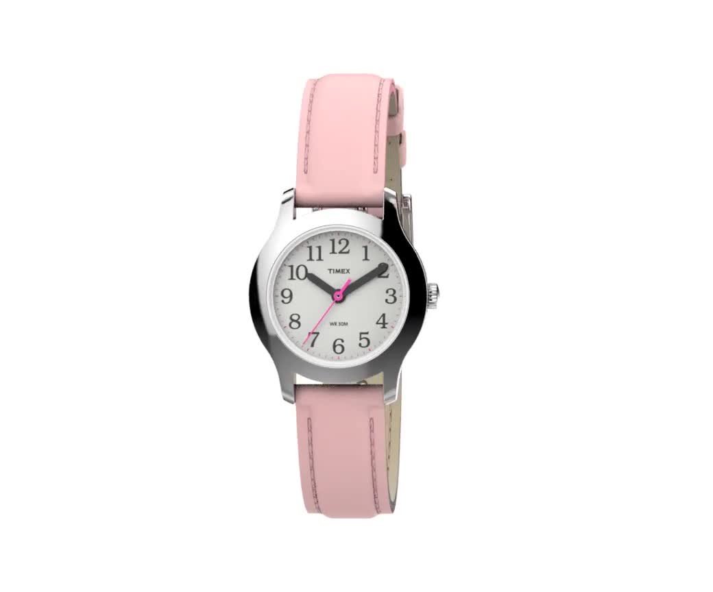 Little girl watches timex new arrivals