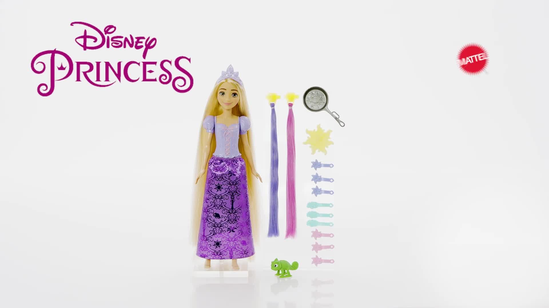 Disney Princess Rapunzel Fashion Doll with Blond Hair, Blue Eyes & Tiara  Accessory 