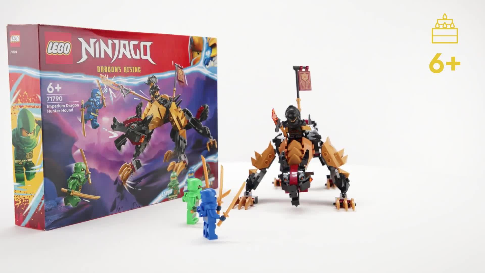 LEGO NINJAGO Imperium Dragon Hunter Hound Ninja Building Toy 71790