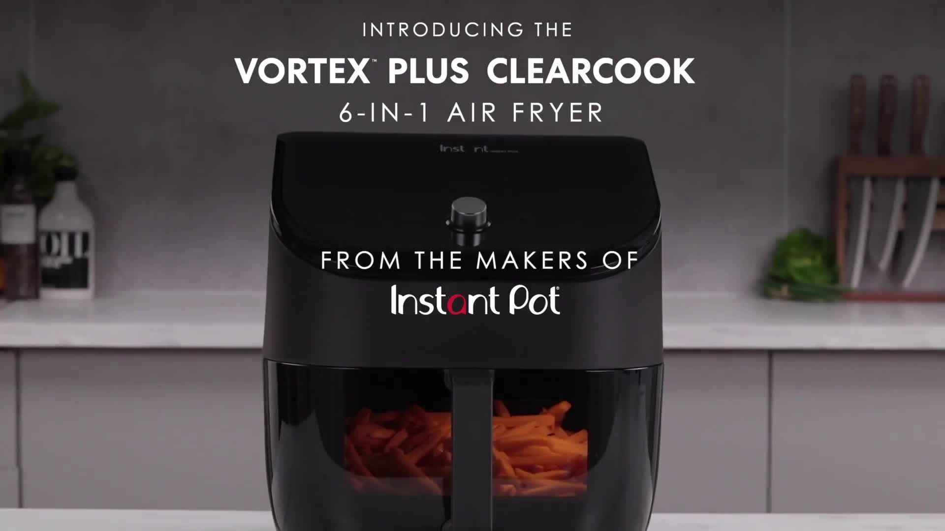 Refurbished: Instant Pot Vortex 5.7QT Air Fryer Oven Combo - BLACK 