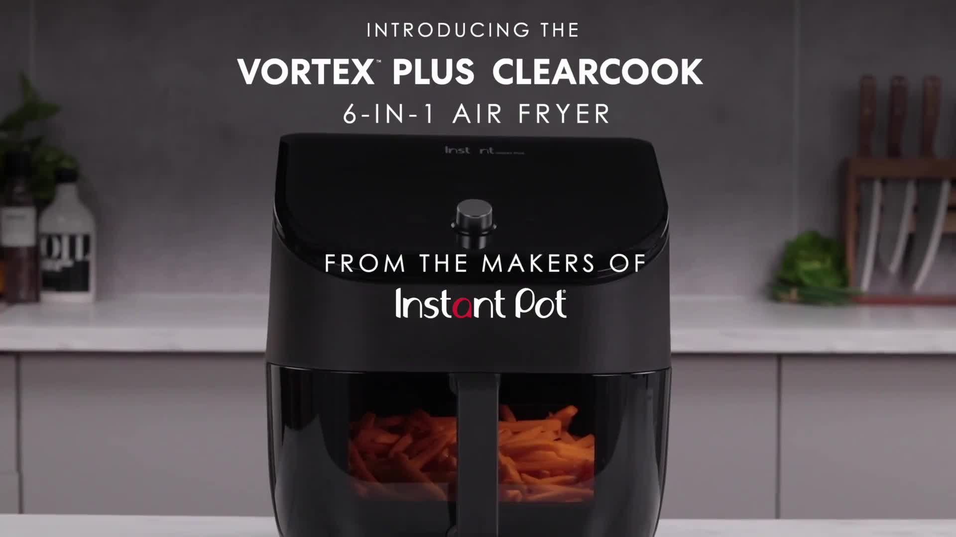 Instant Vortex Plus 6-Quart Air Fryer with ClearCook and OdorErase