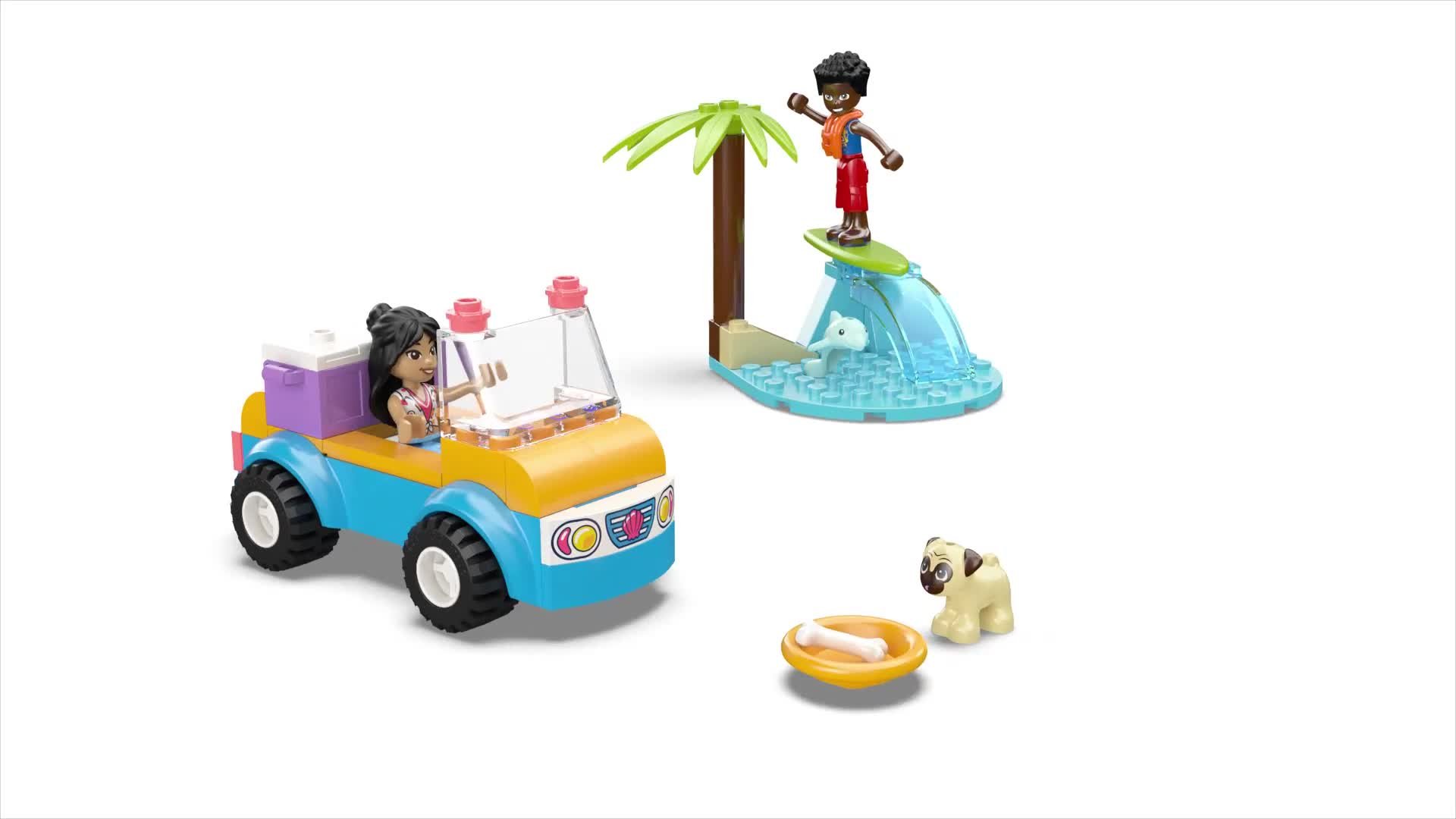 Lego beach hot sale car