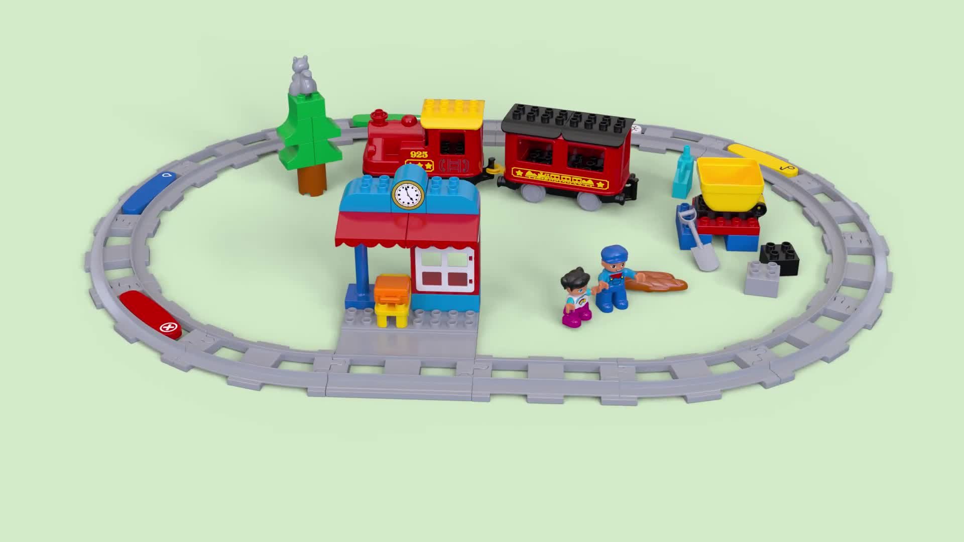 Buy LEGO DUPLO My Town Steam Train Set with Action Bricks 10874