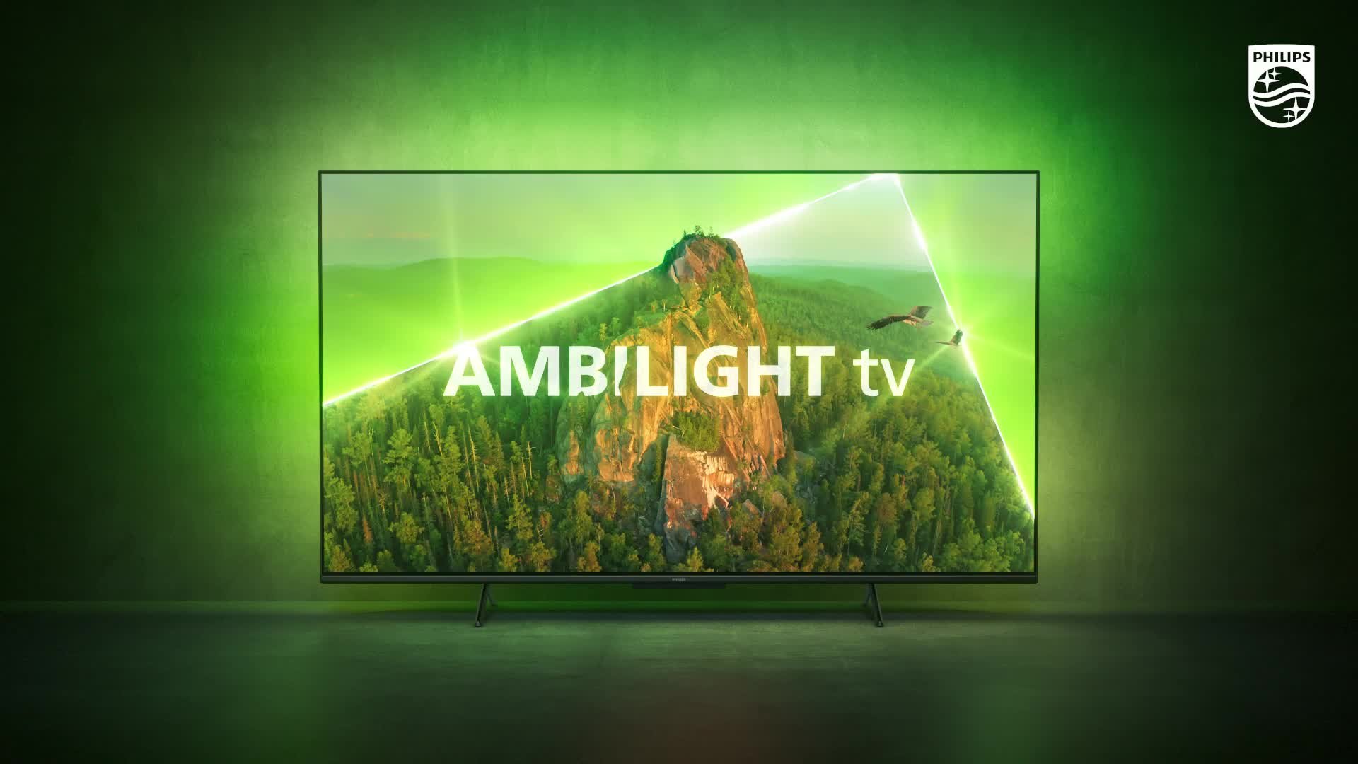 Buy Philips Ambilight 55In PUS8108 Smart 4K HDR LED Freeview TV, Televisions