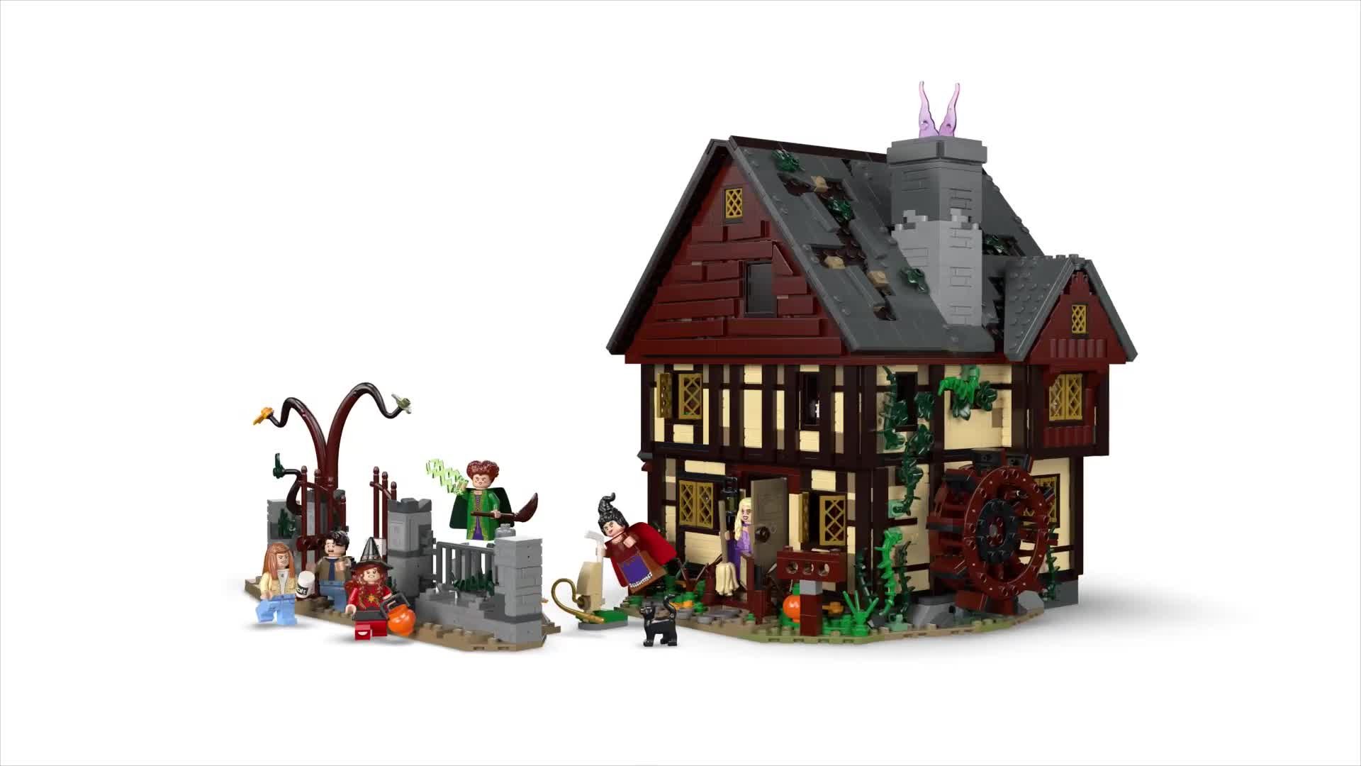 LEGO Ideas Disney Hocus Pocus: The Sanderson Sisters' Cottage Collectible  Building Set, Unique Gift Idea for Adults and Fans of Disney Movie Hocus