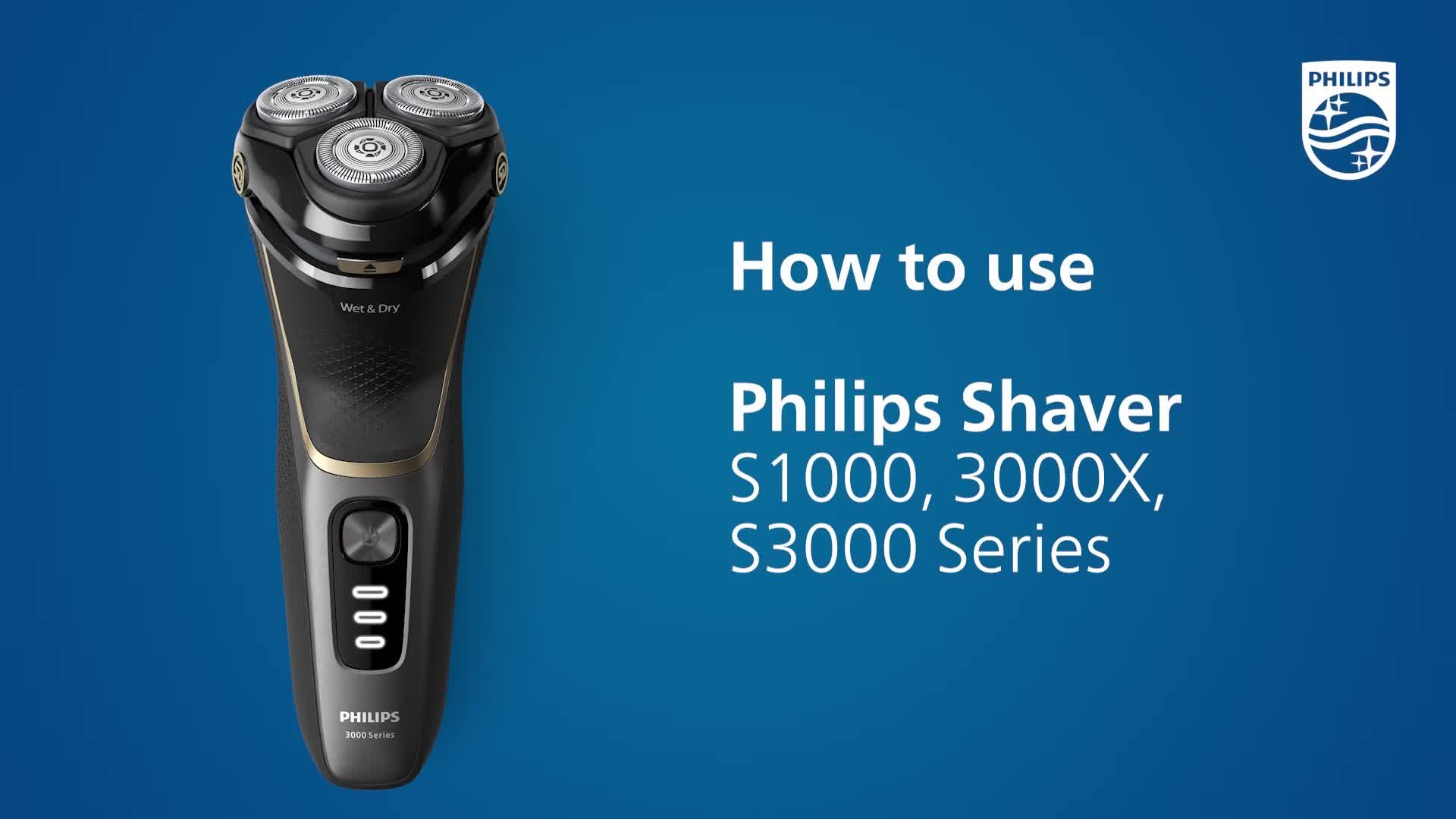 Buy Philips 3000 Series Wet & Dry Electric Shaver S3143/00, Mens electric  shavers