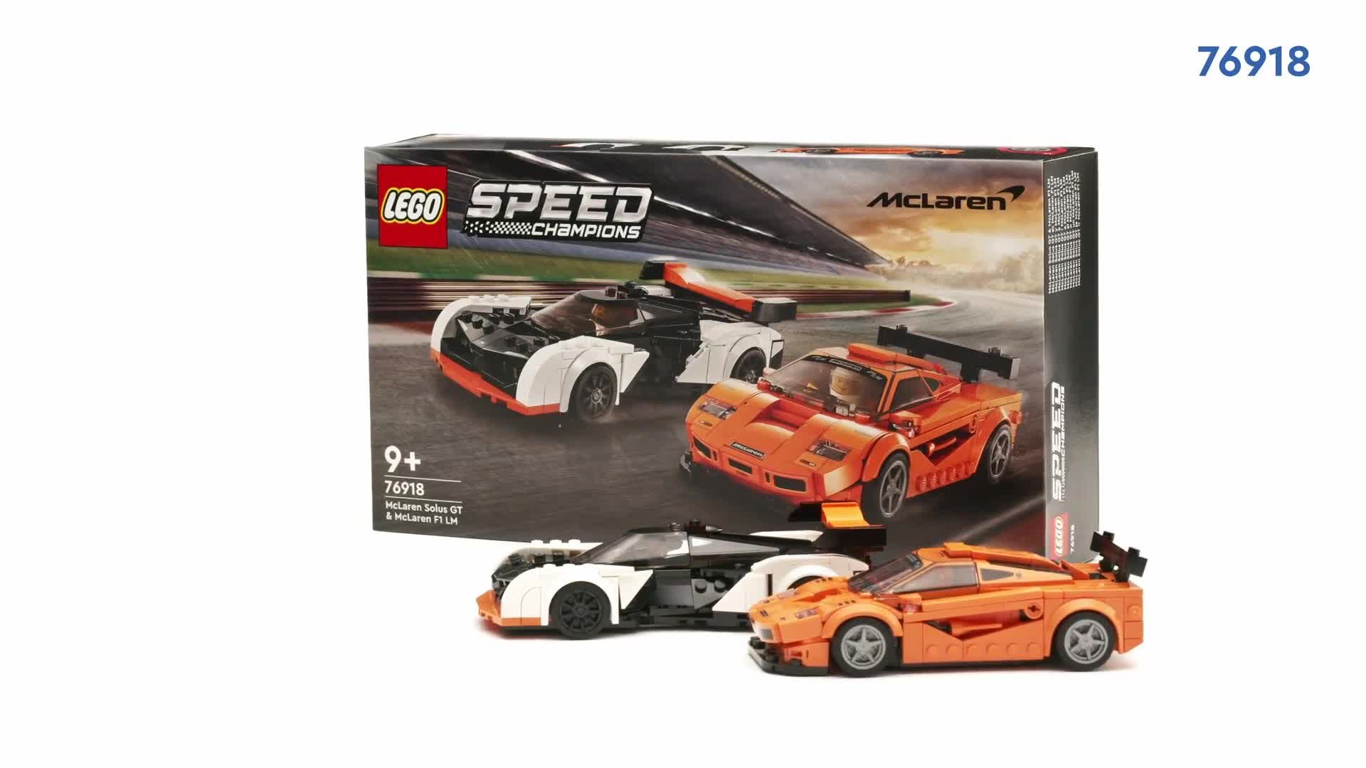 LEGO Speed Champions McLaren Solus GT & McLaren F1 LM 76918