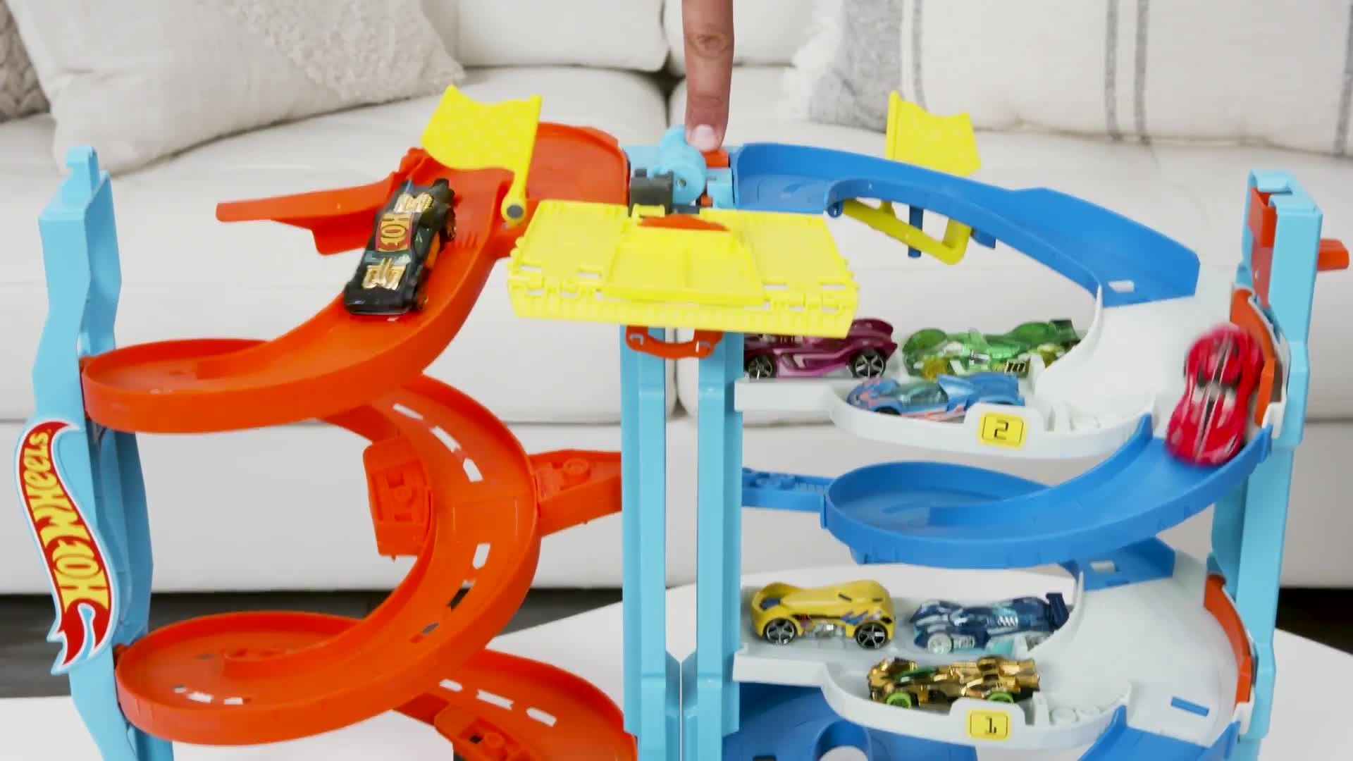 Hot Wheels City Transforming Race Tower Playset