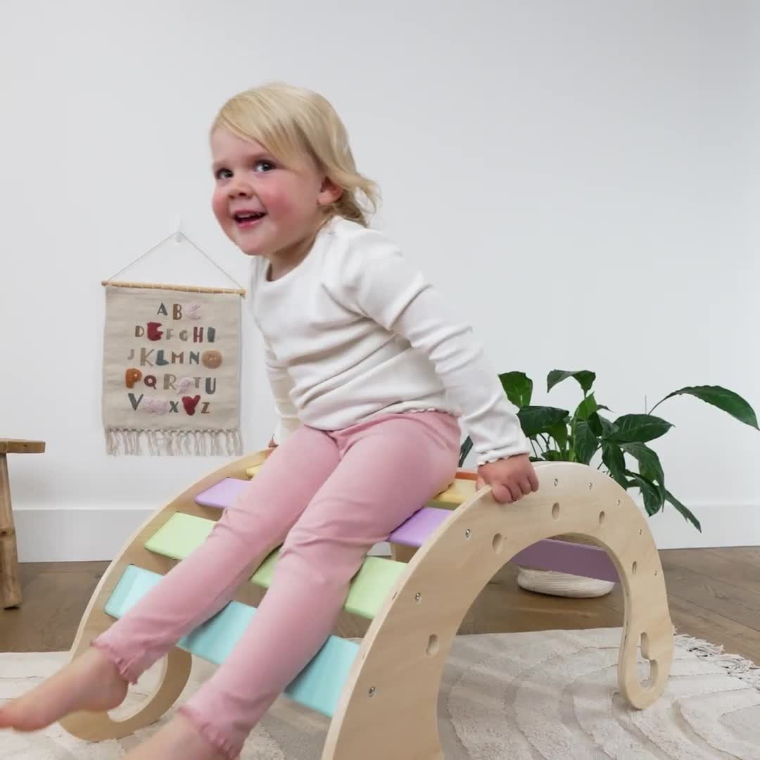 Buy Our Little World Wooden Sensory Rocker Play Gym Baby