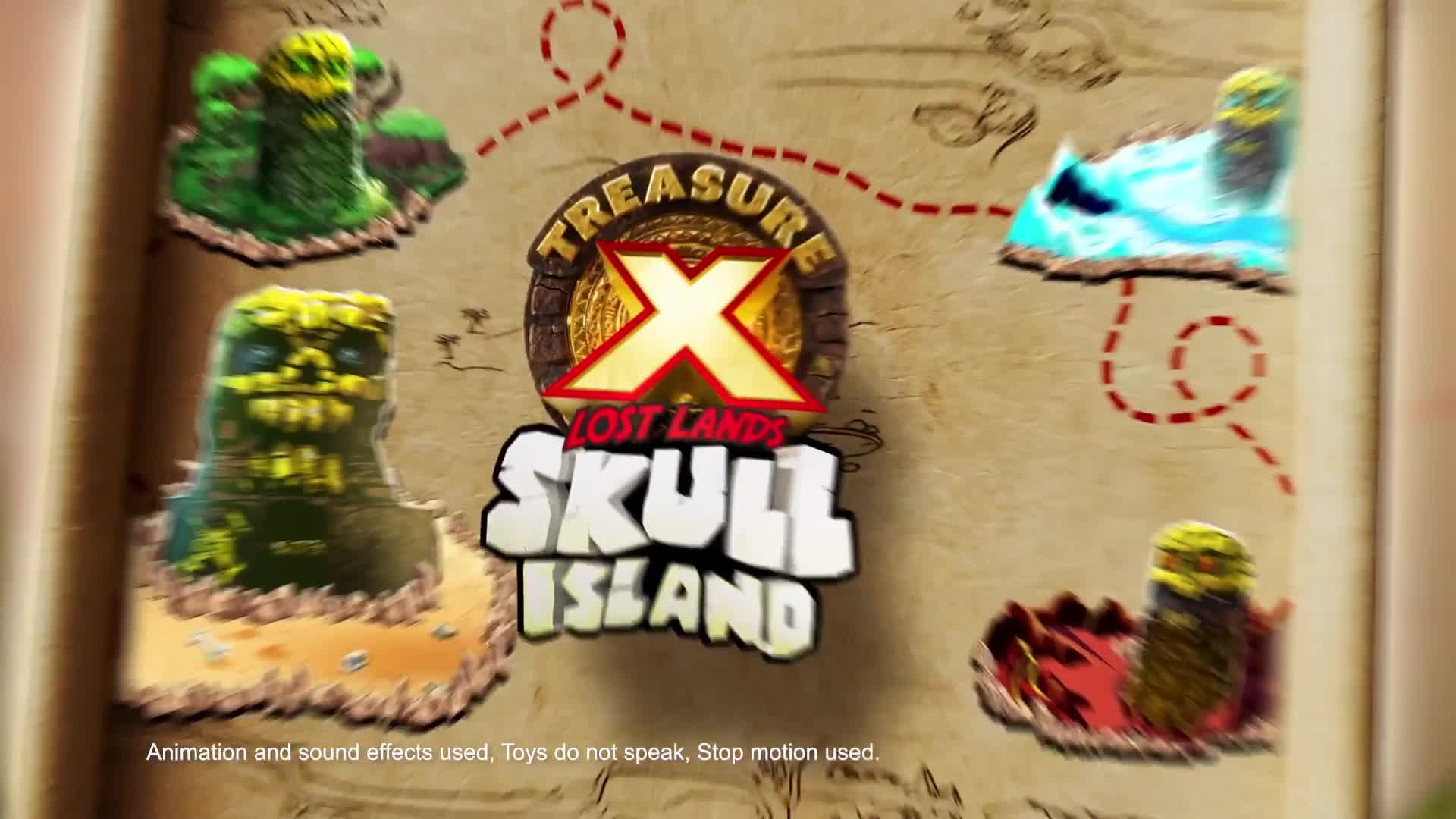 Treasure X Lost Lands Skull Island Lava Tower Micro Playset