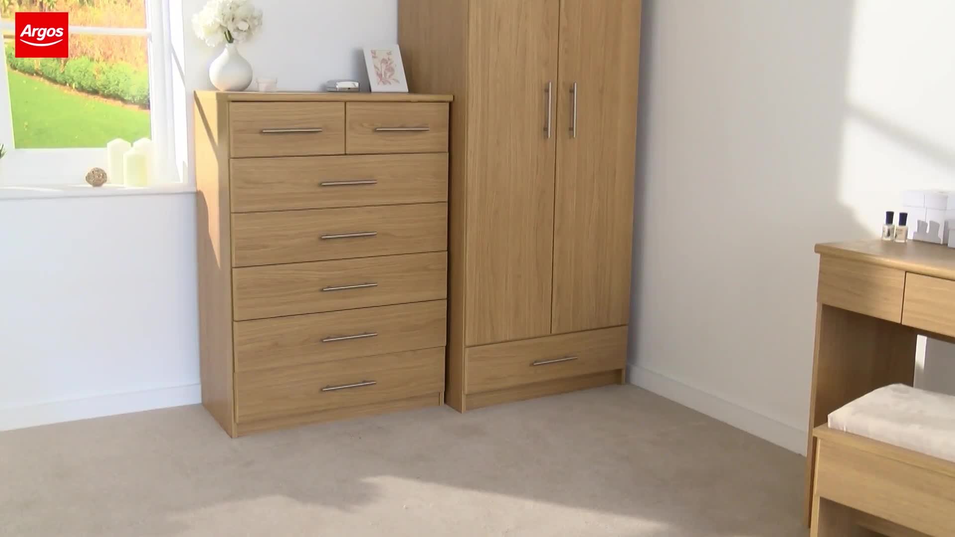 Argos normandy shop bedroom furniture