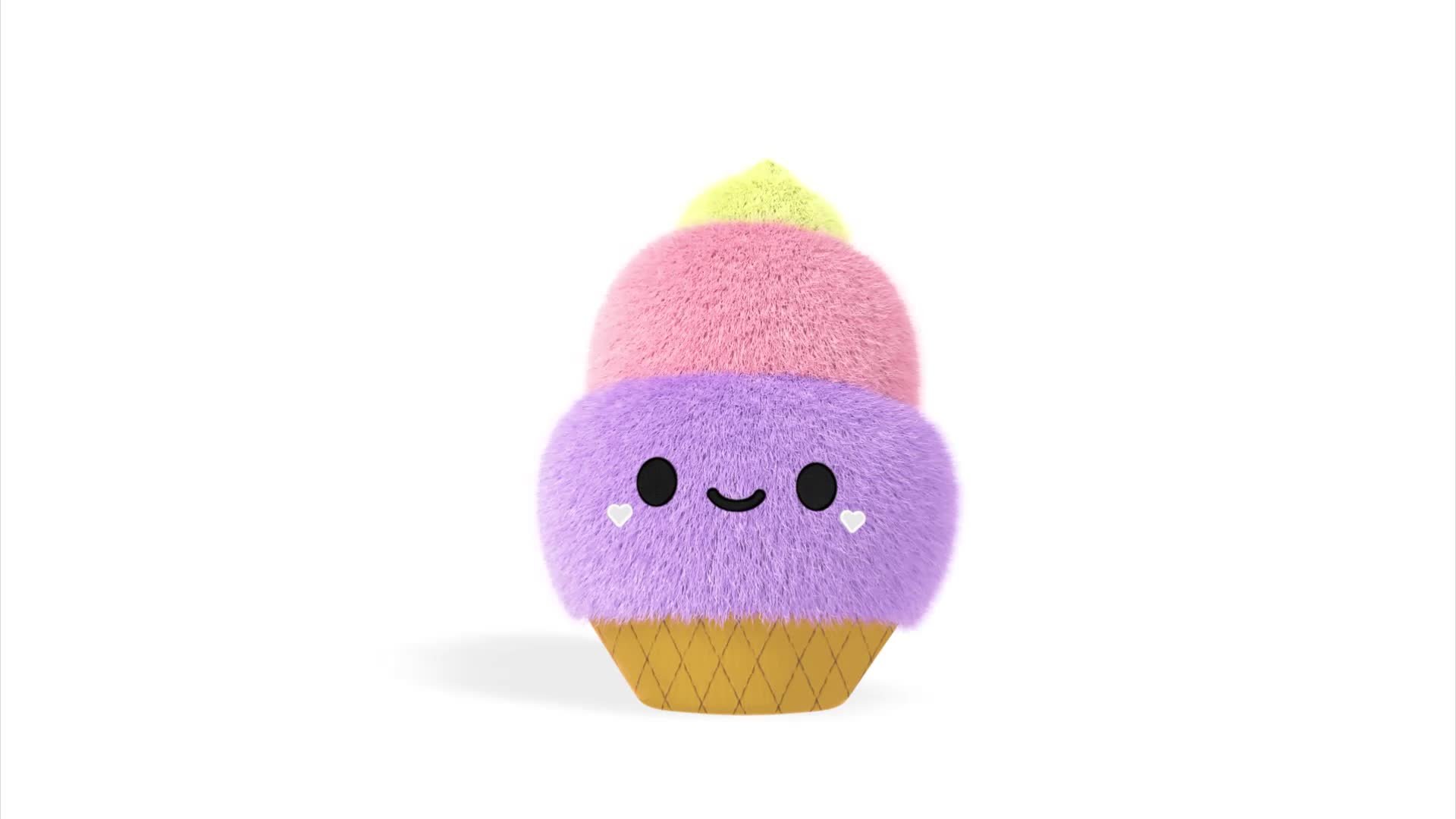 Fluffie Stuffiez Ice-Cream Soft Toy (Styles Vary)