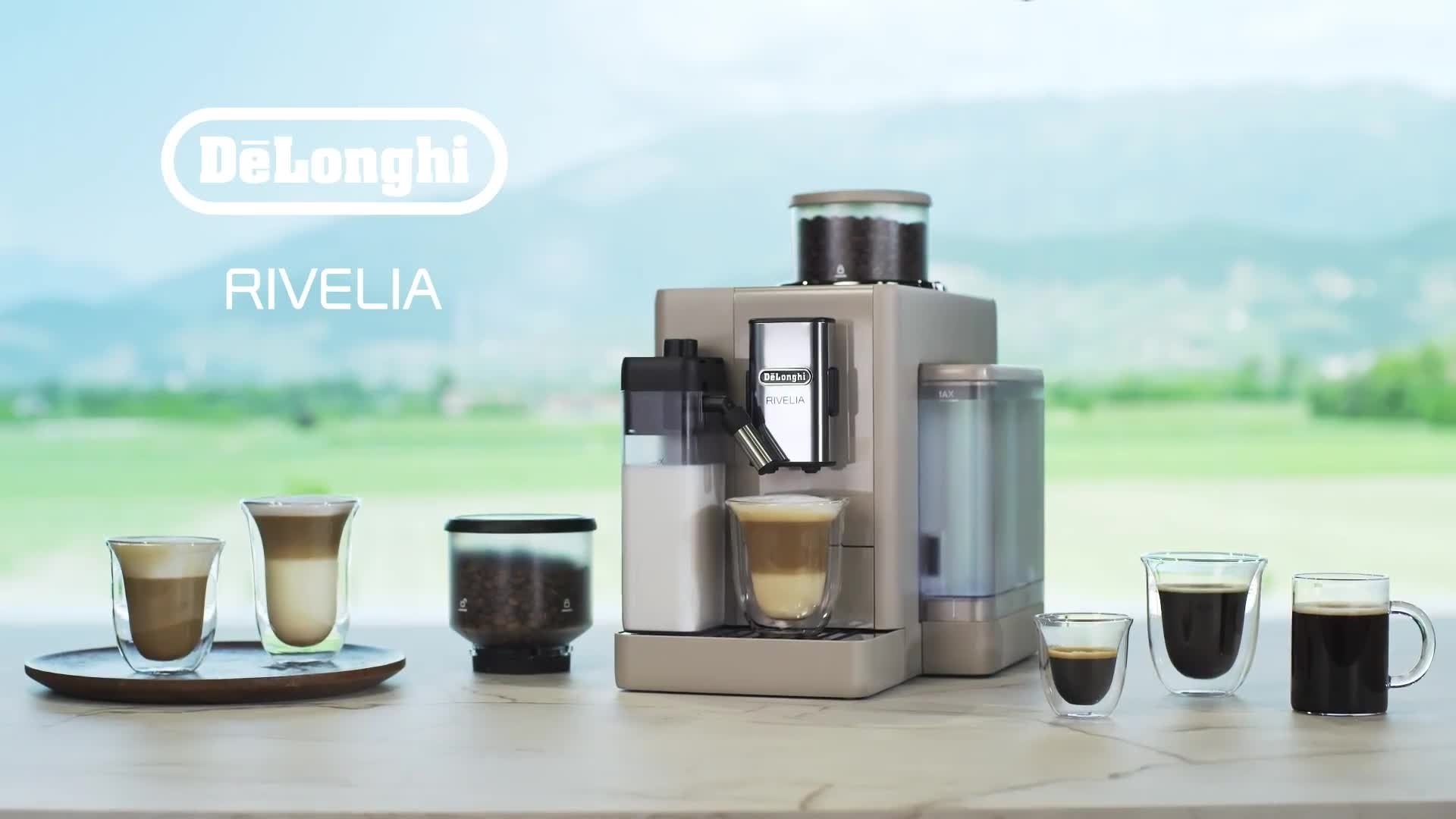 Buy De'Longhi Rivelia Bean to Cup Coffee Machine - Beige, Coffee machines