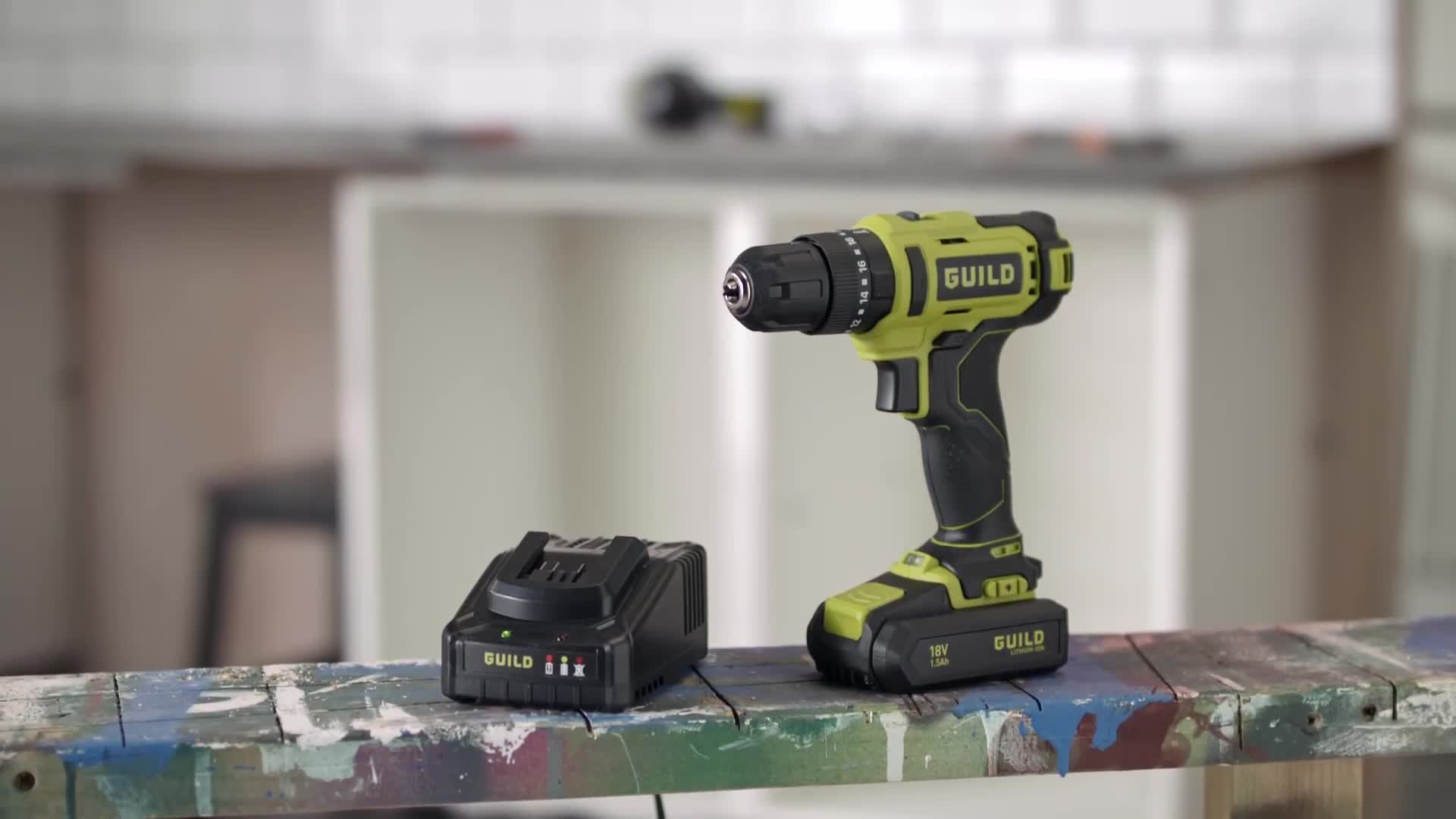 Guild 1.3 ah discount cordless drill driver