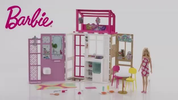 Buy Foldable Barbie Dolls House and Doll Playset Dolls Argos