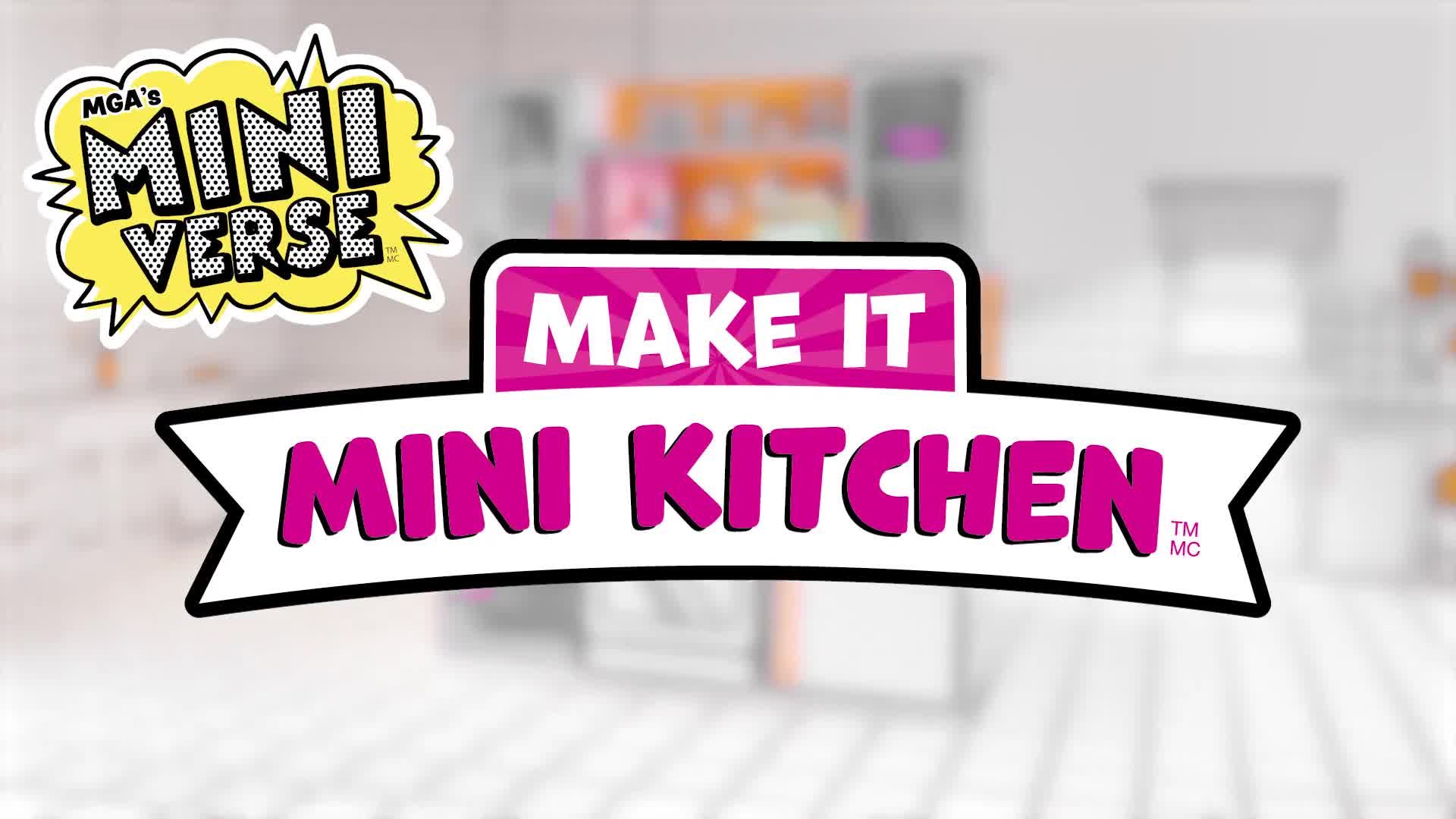 MGA's Miniverse Make It Mini Kitchen Playset With UV Light