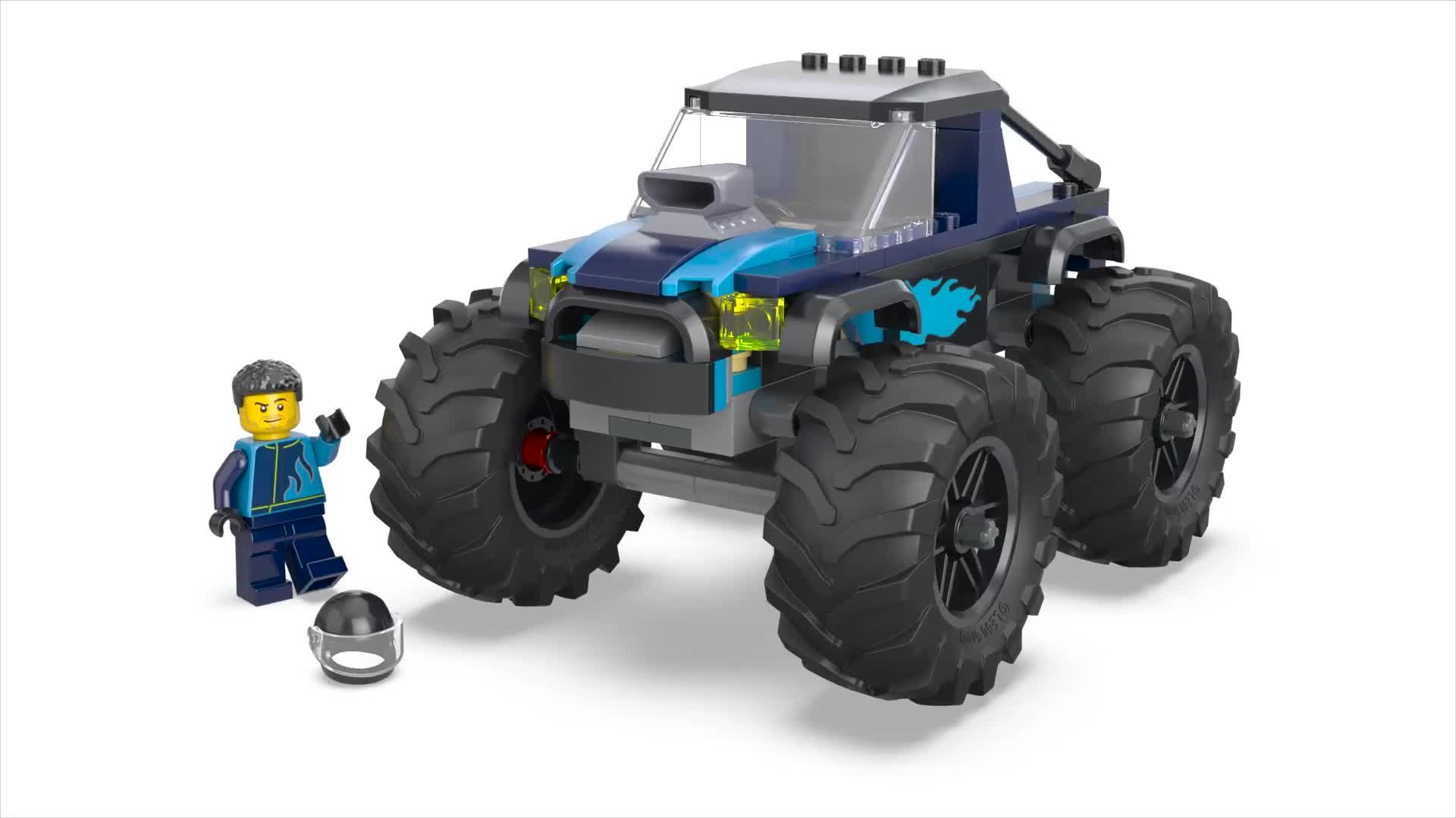 Buy LEGO City Blue Monster Truck Toy Vehicle Playset 60402 LEGO