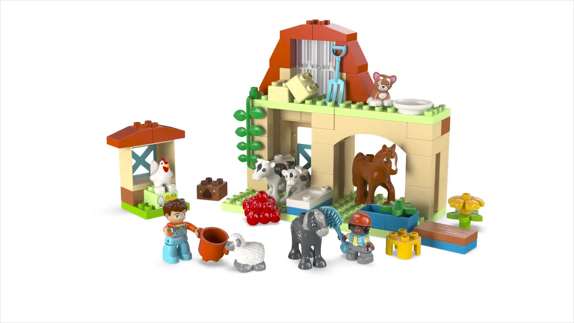 Buy LEGO DUPLO Town Caring for Animals at the Farm Toy Set 10416 | LEGO |  Argos
