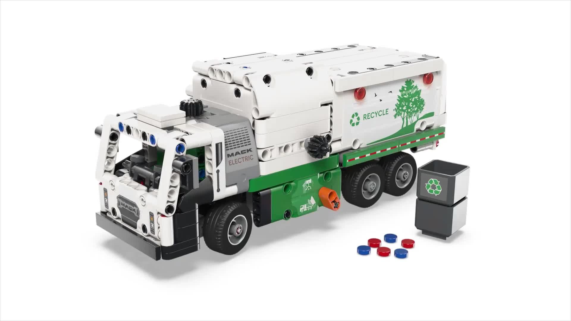 Lego garbage store truck argos