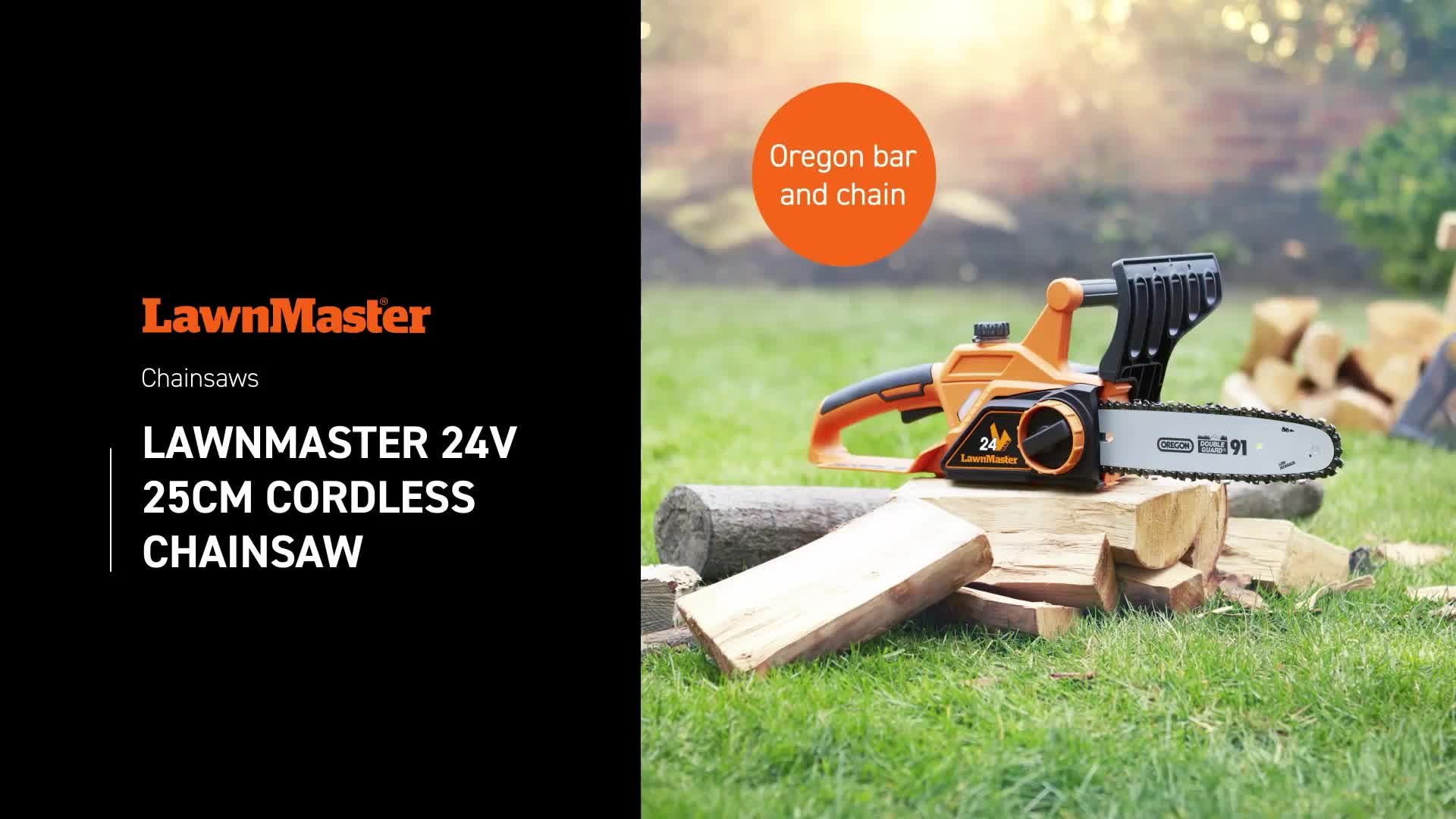 Buy LawnMaster 25cm Cordless Chainsaw 24V Chainsaws Argos