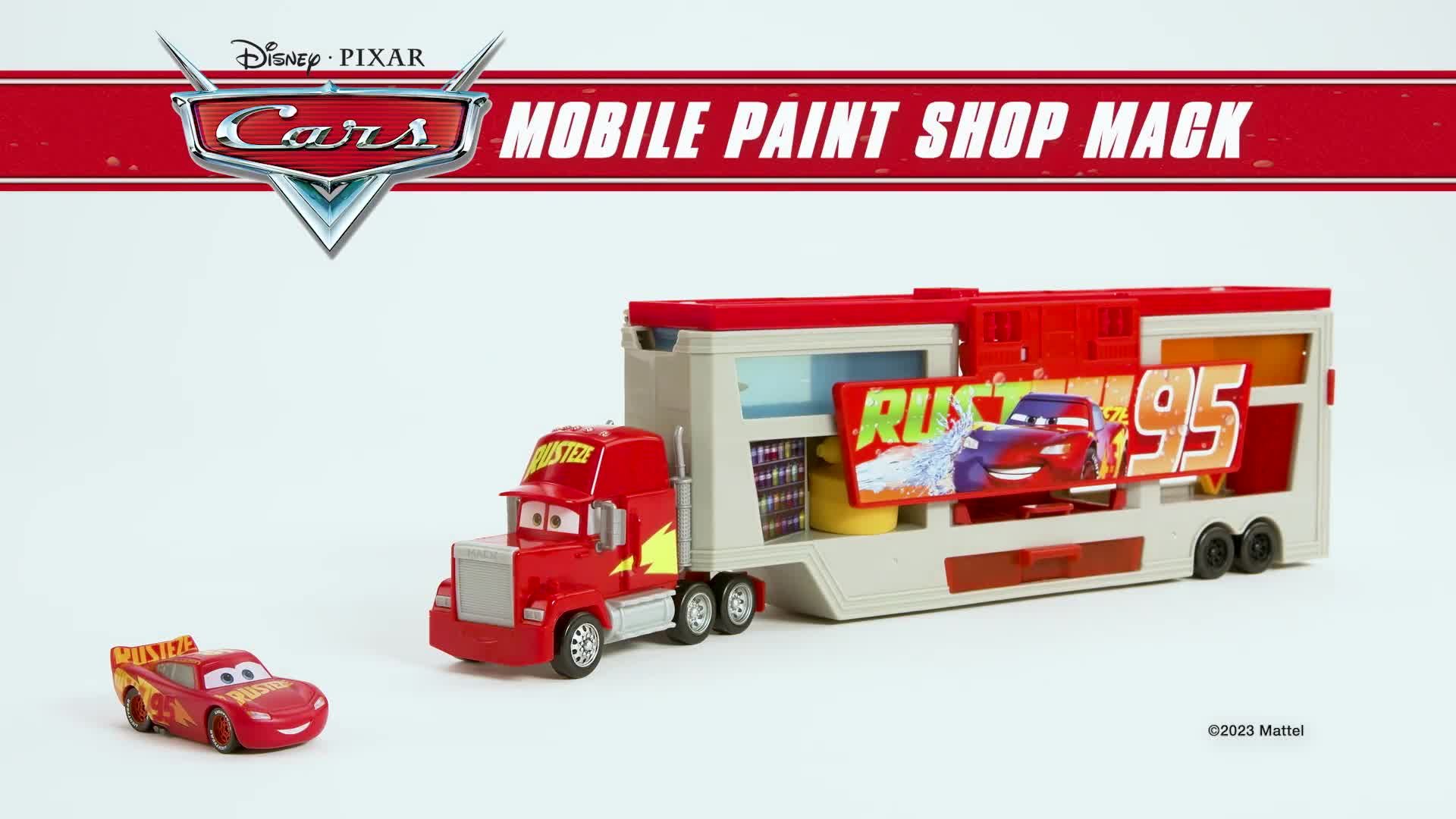 Buy Disney Pixar Colour Changers Mobile Paint Shop Mack Playset, Toy cars  and trucks