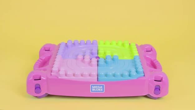 Mega bloks build & deals learn table pink