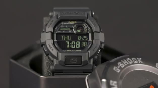 Buy Casio G Shock Men s Vibration Alert Black Resin Strap Watch