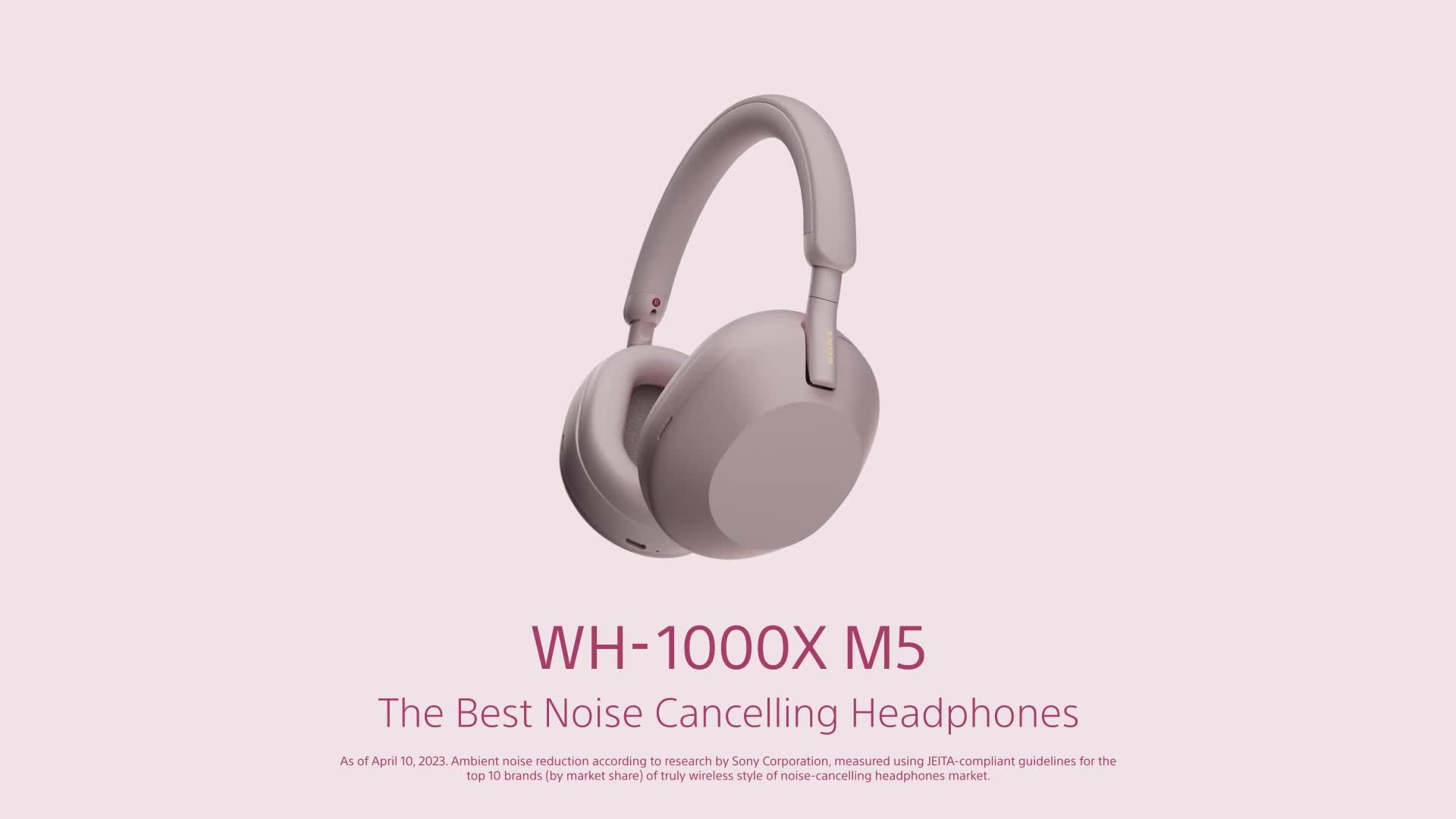 Buy Sony WH1000XM5 Over-Ear Wireless Headphones Pink Wireless