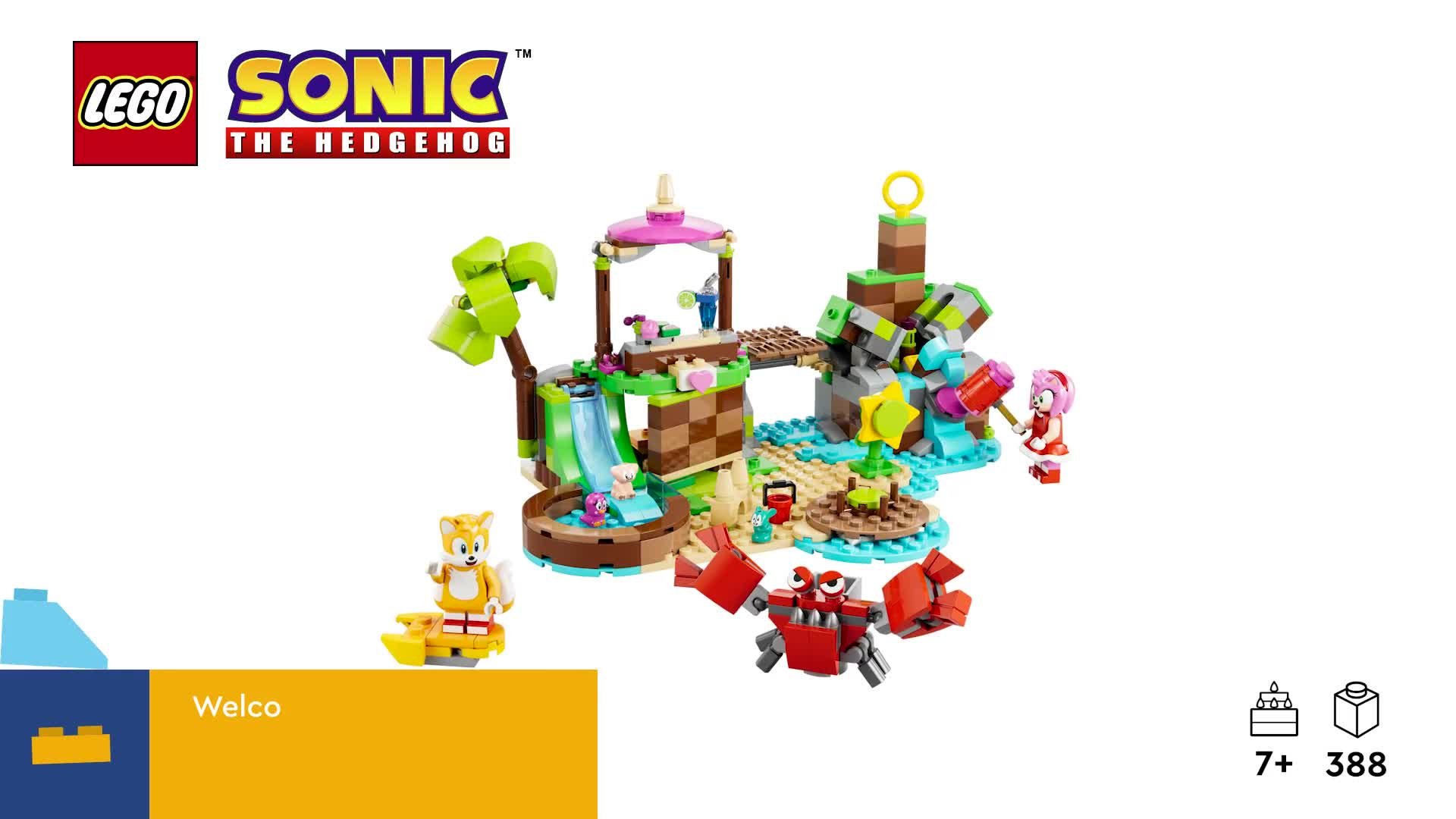 Buy LEGO Sonic the Hedgehog Amy's Animal Rescue Island Set 76992, LEGO