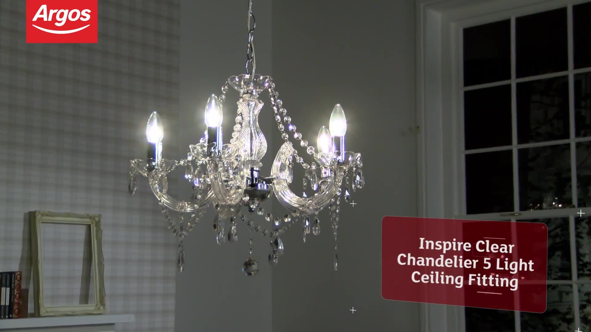 Bathroom deals chandeliers argos