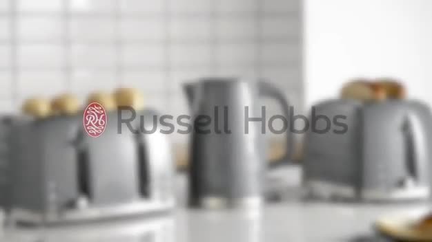 Hervidor de plástico - HONEYCOMB GREY - RUSSELL HOBBS - de acero inoxidable