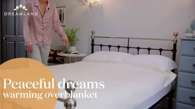 Buy Dreamland Ivory Supersoft Dual Control Overblanket King