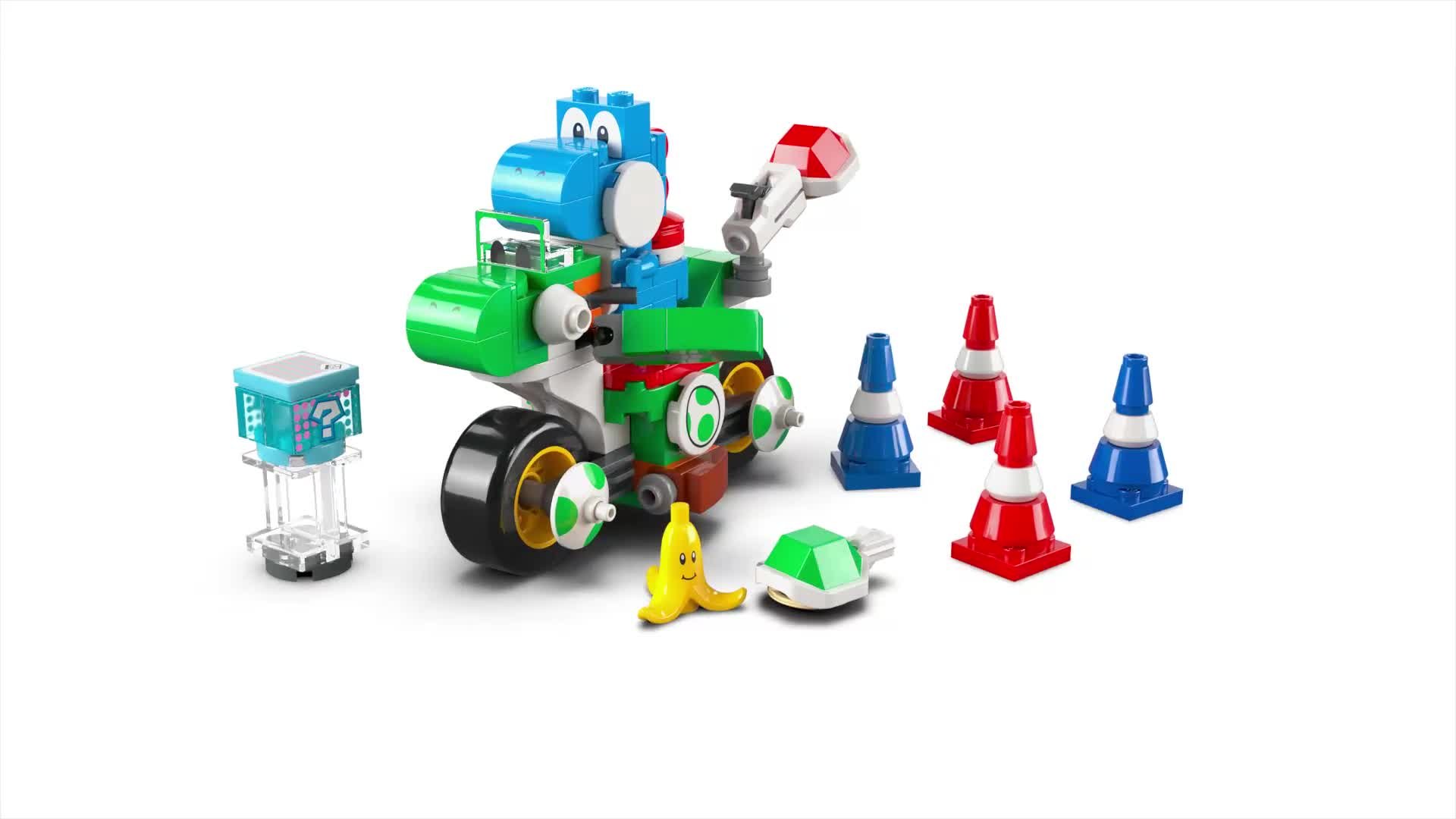 Buy LEGO Super Mario: Mario Kart – Yoshi Bike Toy Set 72031 | LEGO