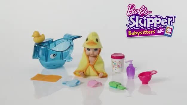 Barbie skipper bath time hot sale