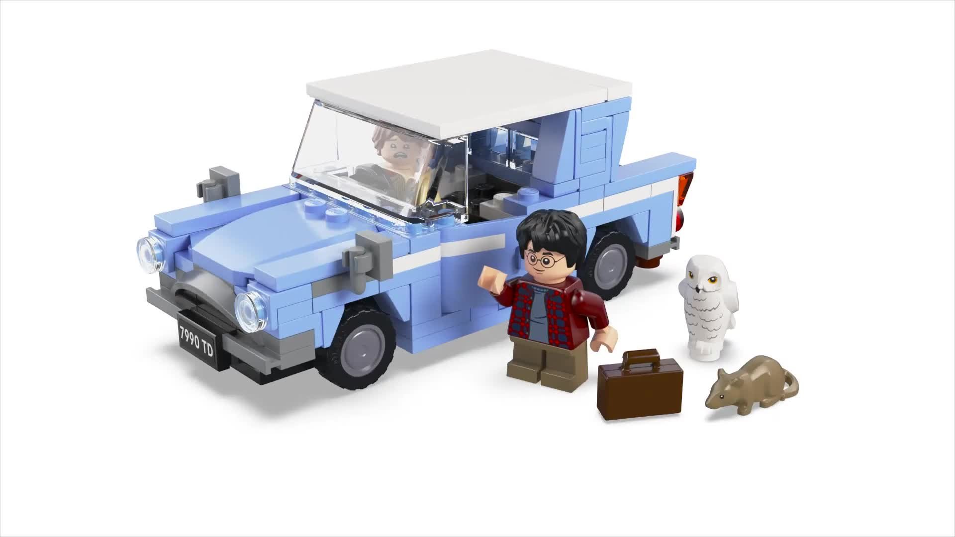 Flying best sale car lego